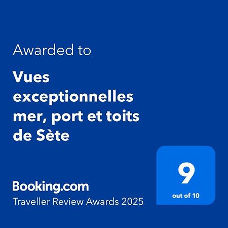 Vues Exceptionnelles Mer, Port Et Toits De Сет Екстериор снимка