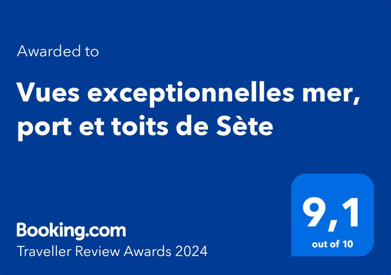 Vues Exceptionnelles Mer, Port Et Toits De Сет Екстериор снимка