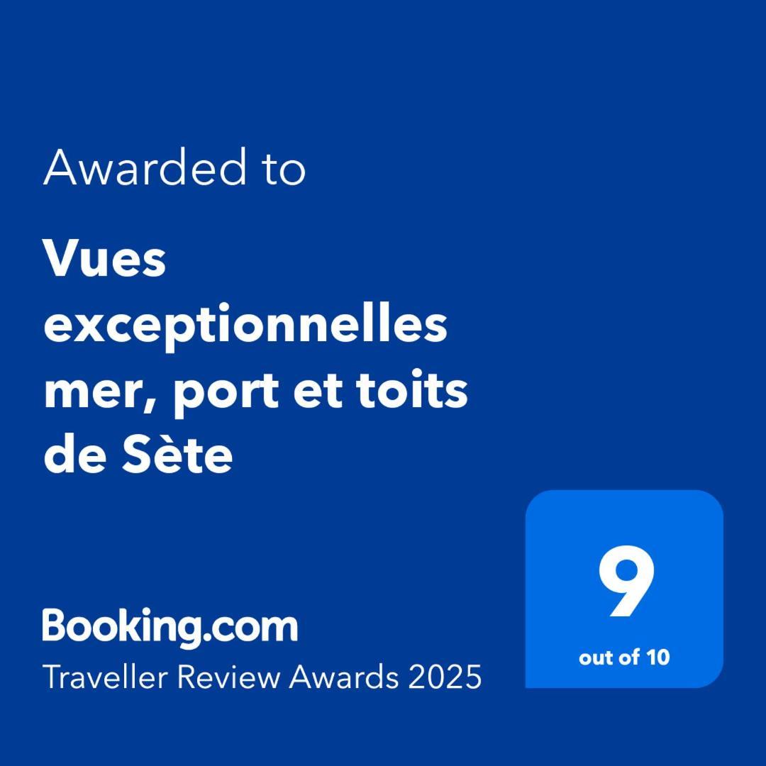 Vues Exceptionnelles Mer, Port Et Toits De Сет Екстериор снимка